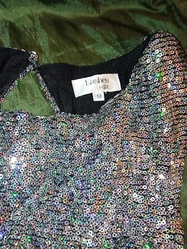 kom sa etiketom: Šljokičasta haljina – Lashes Edit, veličina S/M - Kratak, uski kroj at lalafo.rs — 2 kom sa etiketom: Šljokičasta haljina – Lashes Edit, veličina S/M - Kratak, uski kroj — 2