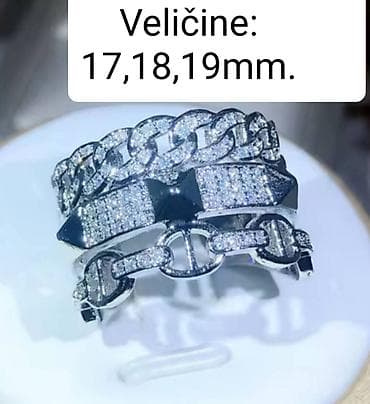 PRELEPE KVALITETNE POSREBRENE RAZNOVRSNE PRSTENJE SA CIRKONIMA,SA na lalafo.rs — 3 PRELEPE KVALITETNE POSREBRENE RAZNOVRSNE PRSTENJE SA CIRKONIMA,SA — 3