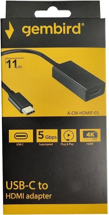 zenske broj: Gembird USB‑C na HDMI adapter (model A‑CM‑HDMIF‑03) - Adapter: USB‑C at lalafo.rs — 9 zenske broj: Gembird USB‑C na HDMI adapter (model A‑CM‑HDMIF‑03) - Adapter: USB‑C — 9