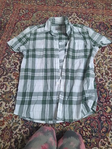 Muška košulja kratkih rukava – zeleno-bela karirana - Klasičan kroj at lalafo.rs — 2 Muška košulja kratkih rukava – zeleno-bela karirana - Klasičan kroj — 2