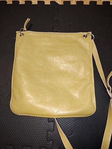 Ženska torba preko ramena – žuta koža - Materijal: meka prirodna at lalafo.rs — 2 Ženska torba preko ramena – žuta koža - Materijal: meka prirodna — 2