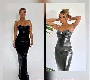 Elegantna večernja haljina od sjajnog, veličine S,M L, XL efektnog na lalafo.rs Elegantna večernja haljina od sjajnog, veličine S,M L, XL efektnog