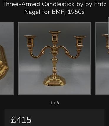 Candles and candlesticks: Svecnjak BMF Fritz Nagela 1950 do 1960 g Zapadna Nemacka. Svecnjak at lalafo.rs — 3 Candles and candlesticks: Svecnjak BMF Fritz Nagela 1950 do 1960 g Zapadna Nemacka. Svecnjak — 3