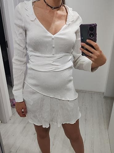 Atraktivna mini bela haljina od viskoze, veoma rastegljiva ZARA na lalafo.rs — 2 Atraktivna mini bela haljina od viskoze, veoma rastegljiva ZARA — 2