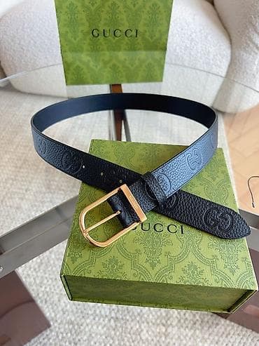 Gucci kožni kaiš – crna zrnasta (pebble) koža sa utisnutim na lalafo.rs — 6 Gucci kožni kaiš – crna zrnasta (pebble) koža sa utisnutim — 6