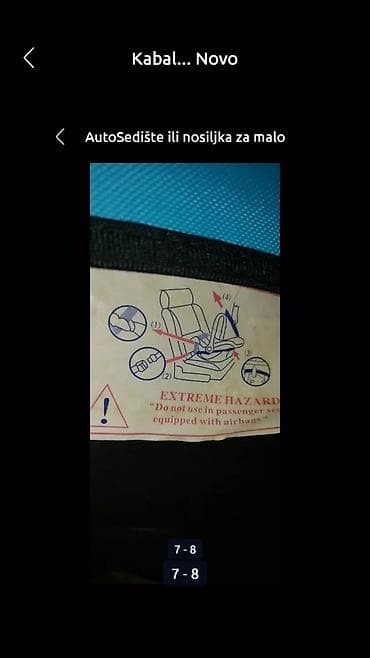 Auto sedište ili nosiljka do 13 kg Lorelli
Mirjevo at lalafo.rs — 7 Auto sedište ili nosiljka do 13 kg Lorelli
Mirjevo — 7