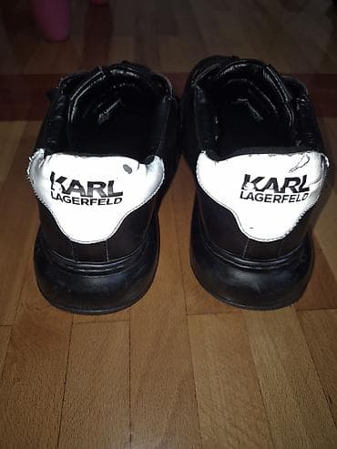 Karl Lagerfeld muške patike – model KL52530 - Boja: crna sa belim na lalafo.rs — 2 Karl Lagerfeld muške patike – model KL52530 - Boja: crna sa belim — 2