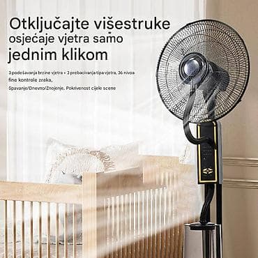 Stubni ventilatori: Električni ventilator sa ovlaživačem i atomizacijom - 2-u-1: snažan na lalafo.rs — 3 Stubni ventilatori: Električni ventilator sa ovlaživačem i atomizacijom - 2-u-1: snažan — 3