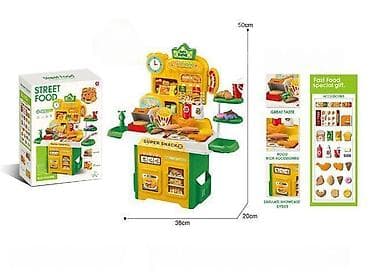 Dečiji set za igru – Street Food Fast Food kiosk - Kompletan mini na lalafo.rs Dečiji set za igru – Street Food Fast Food kiosk - Kompletan mini