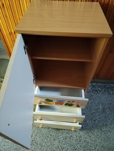 Očuvano, komoda za dečju garderobu, funkcionalna, može se koristiti uz at lalafo.rs — 1 Očuvano, komoda za dečju garderobu, funkcionalna, može se koristiti uz — 1