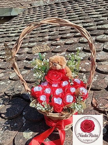 Pravim ruže od satena po vašim željama.Pogodno za poklone slave na lalafo.rs — 2 Pravim ruže od satena po vašim željama.Pogodno za poklone slave — 2