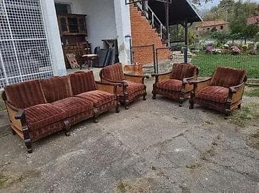 polovan namestaj djordjevic: Stilska garnitura u odlicnom stanju, trosed i tri fotelje at lalafo.rs — 6 polovan namestaj djordjevic: Stilska garnitura u odlicnom stanju, trosed i tri fotelje — 6