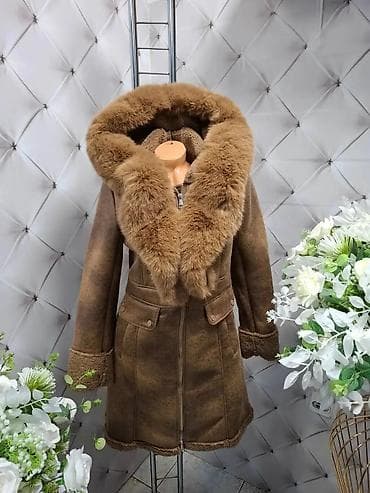 Ženska zimska jakna/kaput sa krznom – elegantan model do iznad kolena na lalafo.rs — 2 Ženska zimska jakna/kaput sa krznom – elegantan model do iznad kolena — 2
