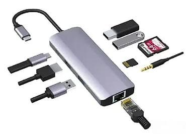 Gembird Type‑C Adapter 9‑u‑1 – višenamenski USB‑C hub Ključne na lalafo.rs Gembird Type‑C Adapter 9‑u‑1 – višenamenski USB‑C hub Ključne