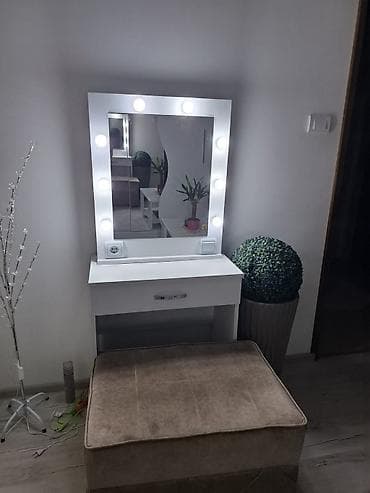 Ogledalo za sminkanje sa stocicem. Dimenzije gornjeg dela 60x70 na lalafo.rs — 3 Ogledalo za sminkanje sa stocicem. Dimenzije gornjeg dela 60x70 — 3