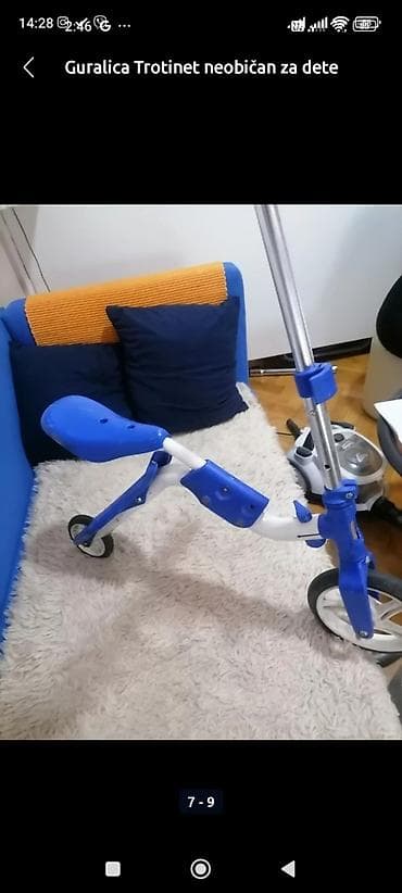 Trotinet ili Guralica ispravan dobar za malo dete .
Mirjevo na lalafo.rs — 6 Trotinet ili Guralica ispravan dobar za malo dete .
Mirjevo — 6