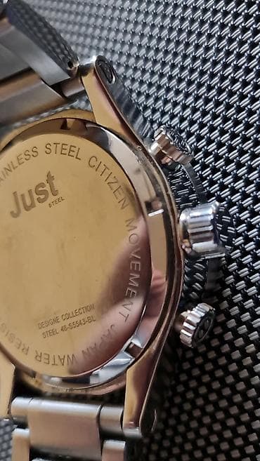 Muški ručni sat Just Steel - Kućište i narukvica: nerđajući čelik na lalafo.rs — 5 Muški ručni sat Just Steel - Kućište i narukvica: nerđajući čelik — 5