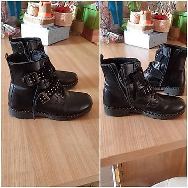 Ženske crne kožne čizme, veličina 39 (oznaka: 1841 39). - Model at lalafo.rs — 4 Ženske crne kožne čizme, veličina 39 (oznaka: 1841 39). - Model — 4