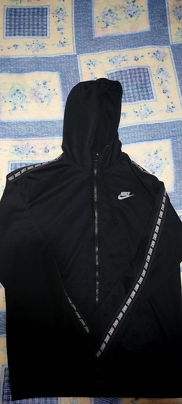 Nike muška dukserica na rajsferšlus sa kapuljačom - Model: crna zip na lalafo.rs — 1 Nike muška dukserica na rajsferšlus sa kapuljačom - Model: crna zip — 1