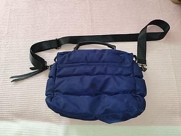 Pufnasta ženska torba preko ramena – tamnoplava - Materijal: mekani na lalafo.rs — 2 Pufnasta ženska torba preko ramena – tamnoplava - Materijal: mekani — 2