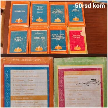 Komplet knjižica iz edicije “Lektira za osnovnu školu” (manji formati na lalafo.rs Komplet knjižica iz edicije “Lektira za osnovnu školu” (manji formati