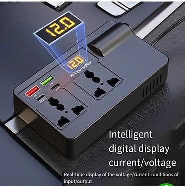 Auto inverter sa 12V–24V na 220V 200W konverzijom i šest priključaka na lalafo.rs — 3 Auto inverter sa 12V–24V na 220V 200W konverzijom i šest priključaka — 3