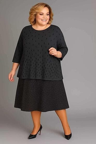 🔥Komplet za žene veće konfekcije – bluza i midi suknja Suknja + bluza na lalafo.rs — 4 🔥Komplet za žene veće konfekcije – bluza i midi suknja Suknja + bluza — 4