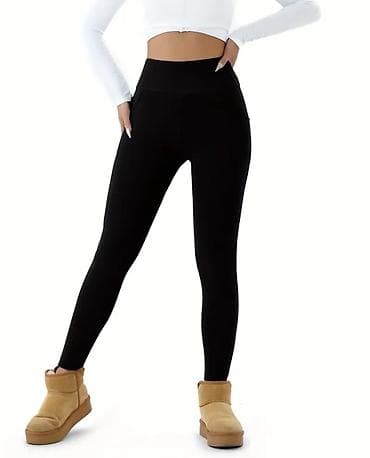 Zimske ženske helanke sa postavom - Topao, mekan flis s unutrašnje na lalafo.rs — 3 Zimske ženske helanke sa postavom - Topao, mekan flis s unutrašnje — 3