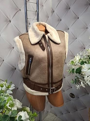 🔥Ženska bezrukavna jakna/PRSLUK sa krznenom postavom (shearling stil) na lalafo.rs — 3 🔥Ženska bezrukavna jakna/PRSLUK sa krznenom postavom (shearling stil) — 3