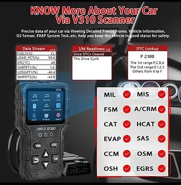 Transport: NOVO - V310 OBD2 / EOBD Auto Dijagnostika Široka kompitabilnist! SAD at lalafo.rs — 9 Transport: NOVO - V310 OBD2 / EOBD Auto Dijagnostika Široka kompitabilnist! SAD — 9