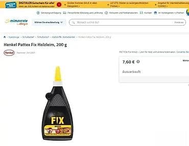 Veoma kvalitetan lepak za drvo: Pattex FIX WOOD, lepi u samo 10 na lalafo.rs — 2 Veoma kvalitetan lepak za drvo: Pattex FIX WOOD, lepi u samo 10 — 2