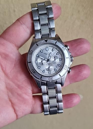 Nautica muški hronograf sat – nerđajući čelik - Kućište i narukvica na lalafo.rs — 9 Nautica muški hronograf sat – nerđajući čelik - Kućište i narukvica — 9