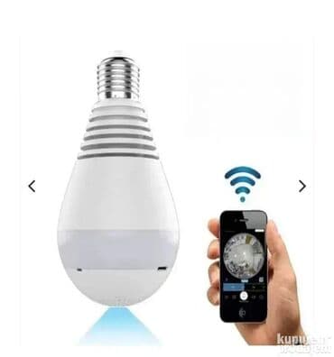 Kamera u Sijalici - Mini Kamera WiFi 360° 📹💡 Dobrodošli u Davidov na lalafo.rs Kamera u Sijalici - Mini Kamera WiFi 360° 📹💡 Dobrodošli u Davidov