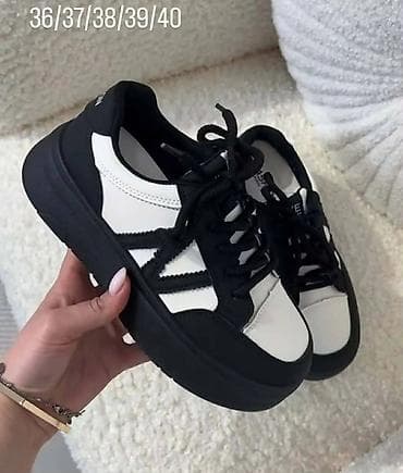 Ženske patike – više modela - Model 1: Crno‑bele patike sa izraženim na lalafo.rs — 5 Ženske patike – više modela - Model 1: Crno‑bele patike sa izraženim — 5