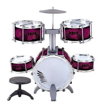 Kreativne i edukativne igračke: Dečiji set bubnjeva – ROCK motiv - Komplet mini bubnjeva sa 5 doboša na lalafo.rs — 1 Kreativne i edukativne igračke: Dečiji set bubnjeva – ROCK motiv - Komplet mini bubnjeva sa 5 doboša — 1