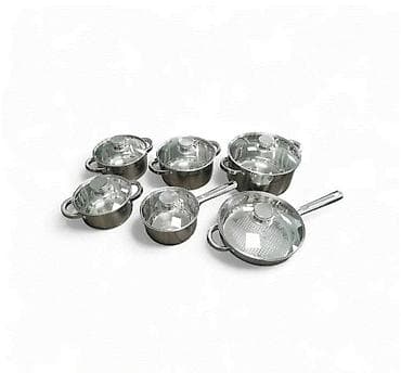 Home & Garden: PROLINETECH Inox set posuđa 12 delova PLT/CO-012 Inox set posuđa 12 at lalafo.rs — 2 Home & Garden: PROLINETECH Inox set posuđa 12 delova PLT/CO-012 Inox set posuđa 12 — 2