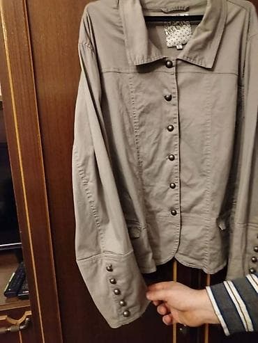 Women's Clothing: Ženska jakna ležernog stila, izrađena od pamučnog materijala u at lalafo.rs — 2 Women's Clothing: Ženska jakna ležernog stila, izrađena od pamučnog materijala u — 2