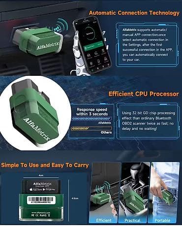 Transport: Novo - AlfaMetrix Bluetooth OBD2 skener Novo - AlfaMetrix Bluetooth at lalafo.rs — 8 Transport: Novo - AlfaMetrix Bluetooth OBD2 skener Novo - AlfaMetrix Bluetooth — 8