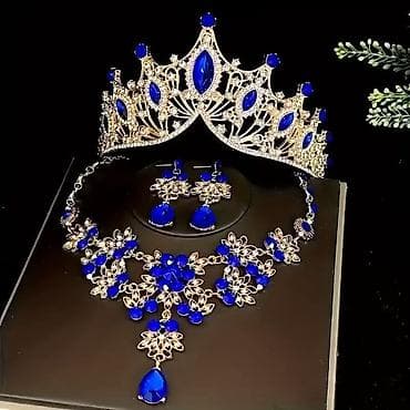 Jewellery sets: Luksuzni komplet nakita sa krunom – svečani set za posebne prilike at lalafo.rs — 3 Jewellery sets: Luksuzni komplet nakita sa krunom – svečani set za posebne prilike — 3