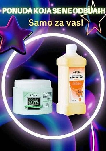 Limes set za održavanje doma – više varijanti - Limes Solodko pasta na lalafo.rs — 1 Limes set za održavanje doma – više varijanti - Limes Solodko pasta — 1