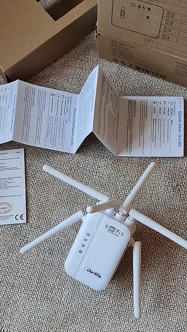 Wi‑Fi pojačivač signala Ourlife - Tip: bežični Wi‑Fi na lalafo.rs — 6 Wi‑Fi pojačivač signala Ourlife - Tip: bežični Wi‑Fi — 6