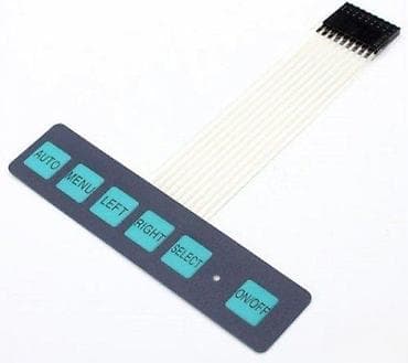 Electronics: Tastatura sa membranskim tasterima 1x6 + LED indikacija Opis: - at lalafo.rs — 1 Electronics: Tastatura sa membranskim tasterima 1x6 + LED indikacija Opis: - — 1
