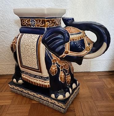 Home Decor: Slon velik rucno oslikan,60,70te. Slon ukras,stalak za saksije at lalafo.rs — 8 Home Decor: Slon velik rucno oslikan,60,70te. Slon ukras,stalak za saksije — 8