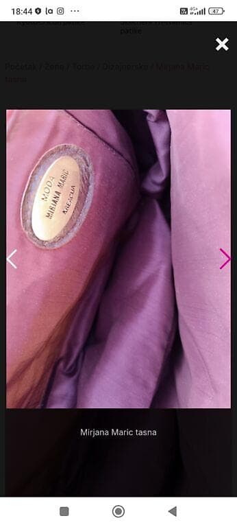 SAVRSENA!!Mirjana Maric kozna tasna 32x24x8cm. Kais je podesiv duzine na lalafo.rs — 3 SAVRSENA!!Mirjana Maric kozna tasna 32x24x8cm. Kais je podesiv duzine — 3