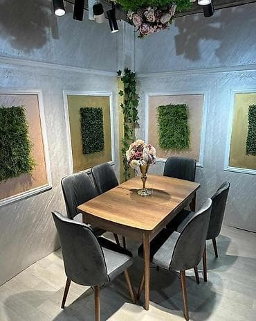 Trpezarijski set – sto sa 6 stolica - Moderan pravougaoni sto sa na lalafo.rs — 6 Trpezarijski set – sto sa 6 stolica - Moderan pravougaoni sto sa — 6