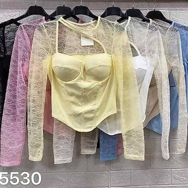 💫Ženski korset top s dugim čipkastim rukavima i efektom korseta. 2400 na lalafo.rs — 4 💫Ženski korset top s dugim čipkastim rukavima i efektom korseta. 2400 — 4