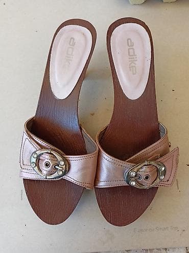 Ženske klompe/sandale na štiklu – Adike - Model: otvoreni prsti na lalafo.rs — 2 Ženske klompe/sandale na štiklu – Adike - Model: otvoreni prsti — 2