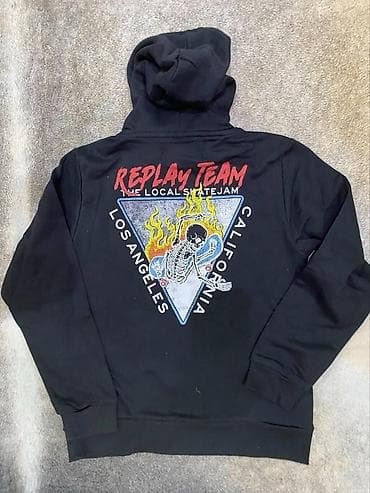 REPLAY muške dukserice s kapuljačom – više modela - Model 1: Bela na lalafo.rs — 6 REPLAY muške dukserice s kapuljačom – više modela - Model 1: Bela — 6