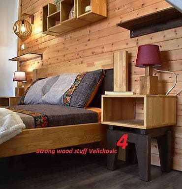 Furniture: Slika:1-2-3-4-5-Krevet bračni 25 Petar ručno rađeni krevet od drveta at lalafo.rs — 4 Furniture: Slika:1-2-3-4-5-Krevet bračni 25 Petar ručno rađeni krevet od drveta — 4