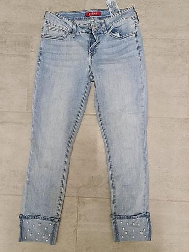 Farmerice Guess original nove sa etiketom. vel. s.m. dole biseri na lalafo.rs — 2 Farmerice Guess original nove sa etiketom. vel. s.m. dole biseri — 2